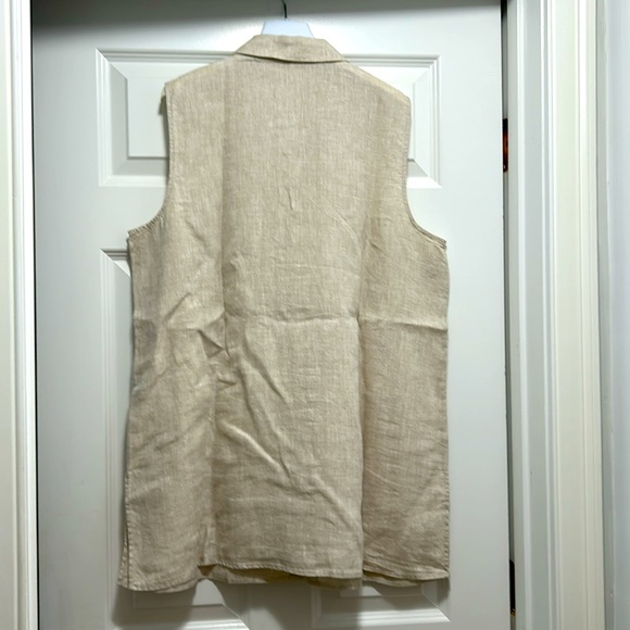 Coldwater Creek, 100% Linen shirt, Size XL - Picture 2 of 4